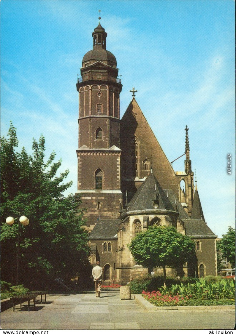 Ansichtskarte Leipzig Thomaskirche 1988 - Leipzig