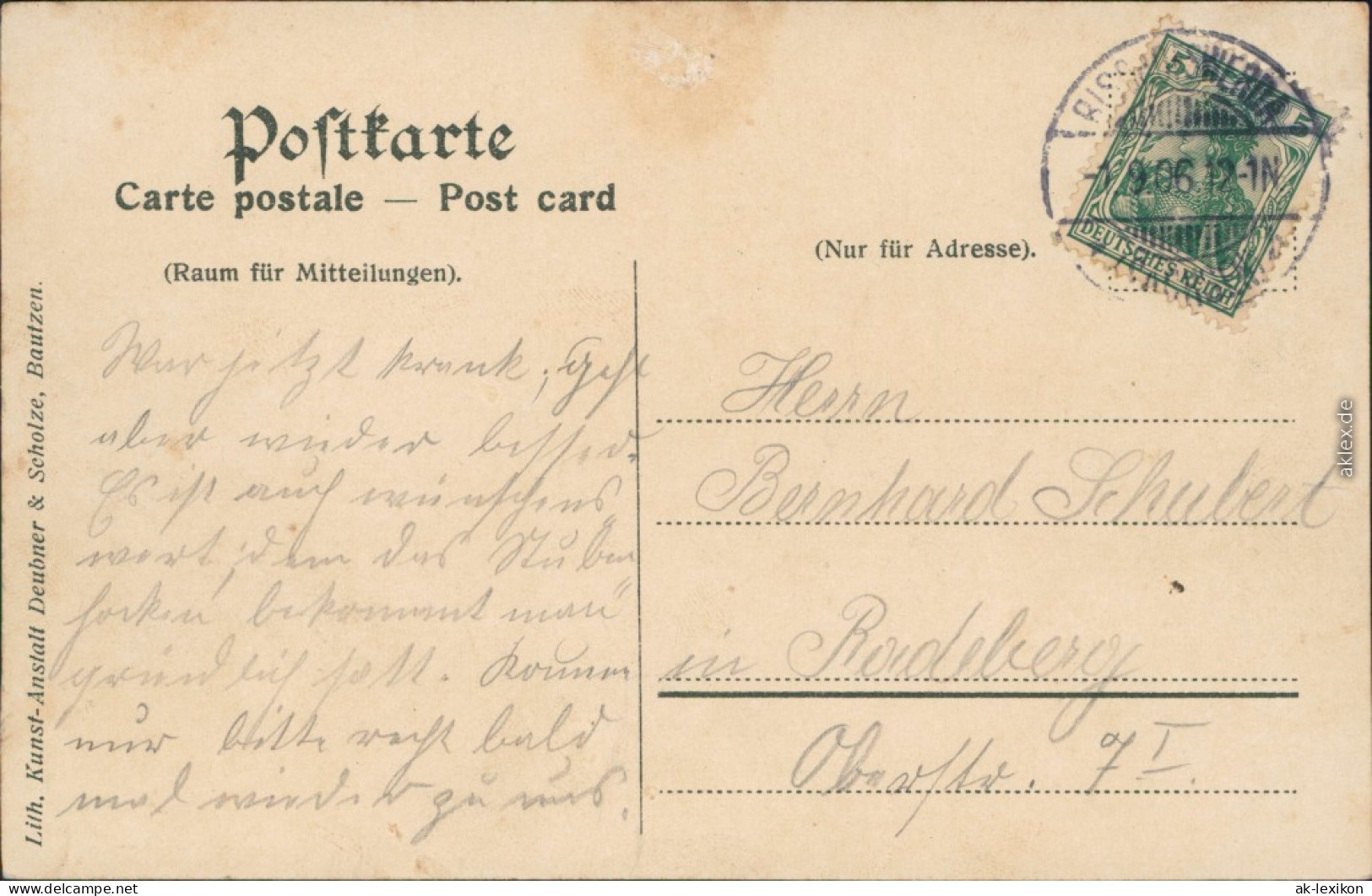 Bischofswerda 2 Bild: Berggasthaus Butterberg Innen U. Außen 1906  - Bischofswerda