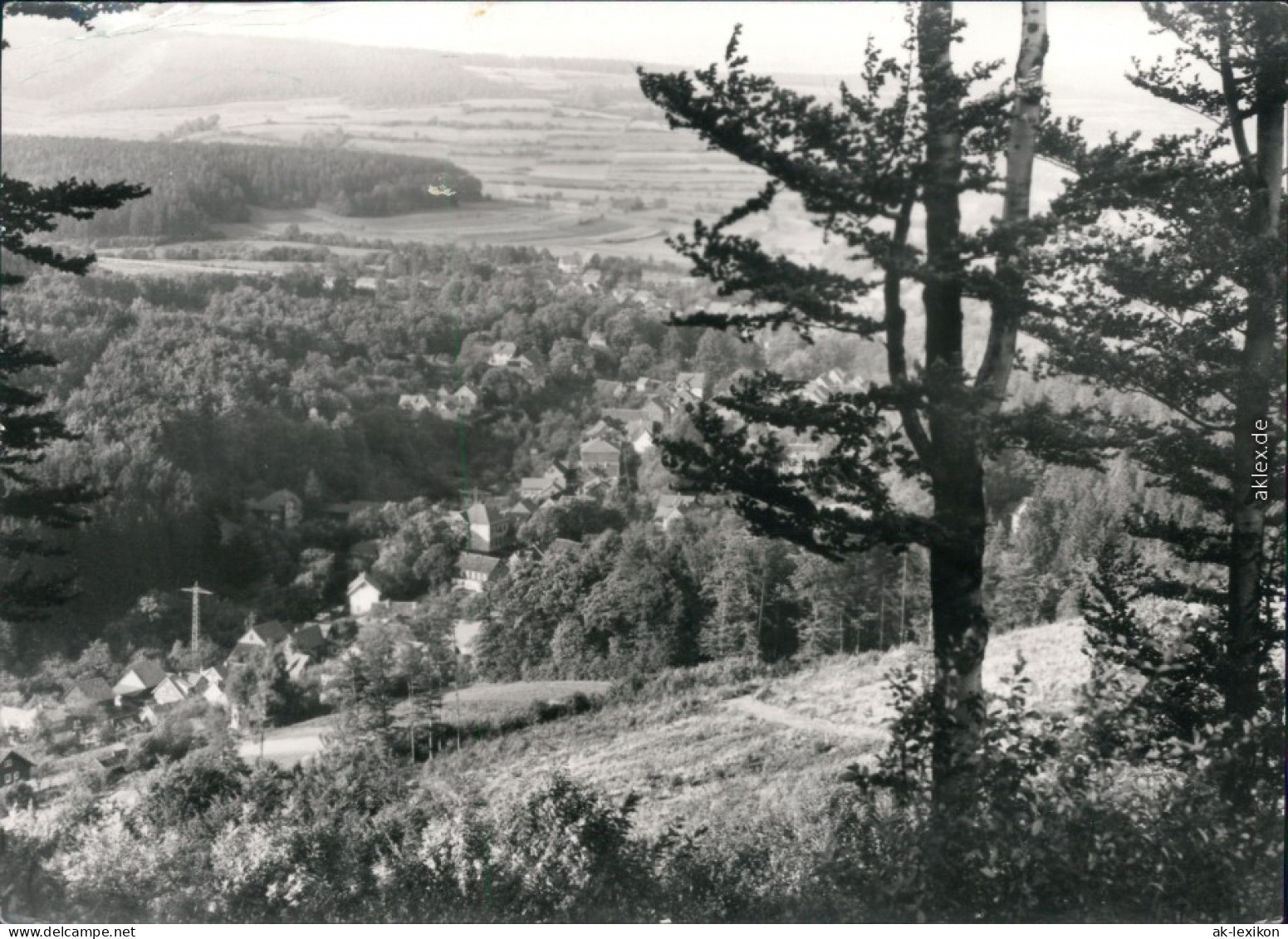 Ansichtskarte Winterstein-Waltershausen Panorama Vom Breitenberg 1978 - Waltershausen