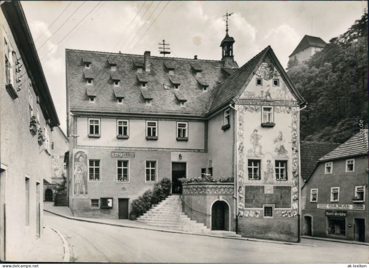 Ansichtskarte Ziegenrück&#47;Saale Rathaus 1977 - Ziegenrück