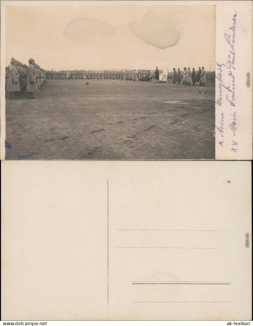 Privatfotokarte  Gottesdienst Im Felde - Privatfotokarte Militaria 1. WK1916 - Guerre 1914-18