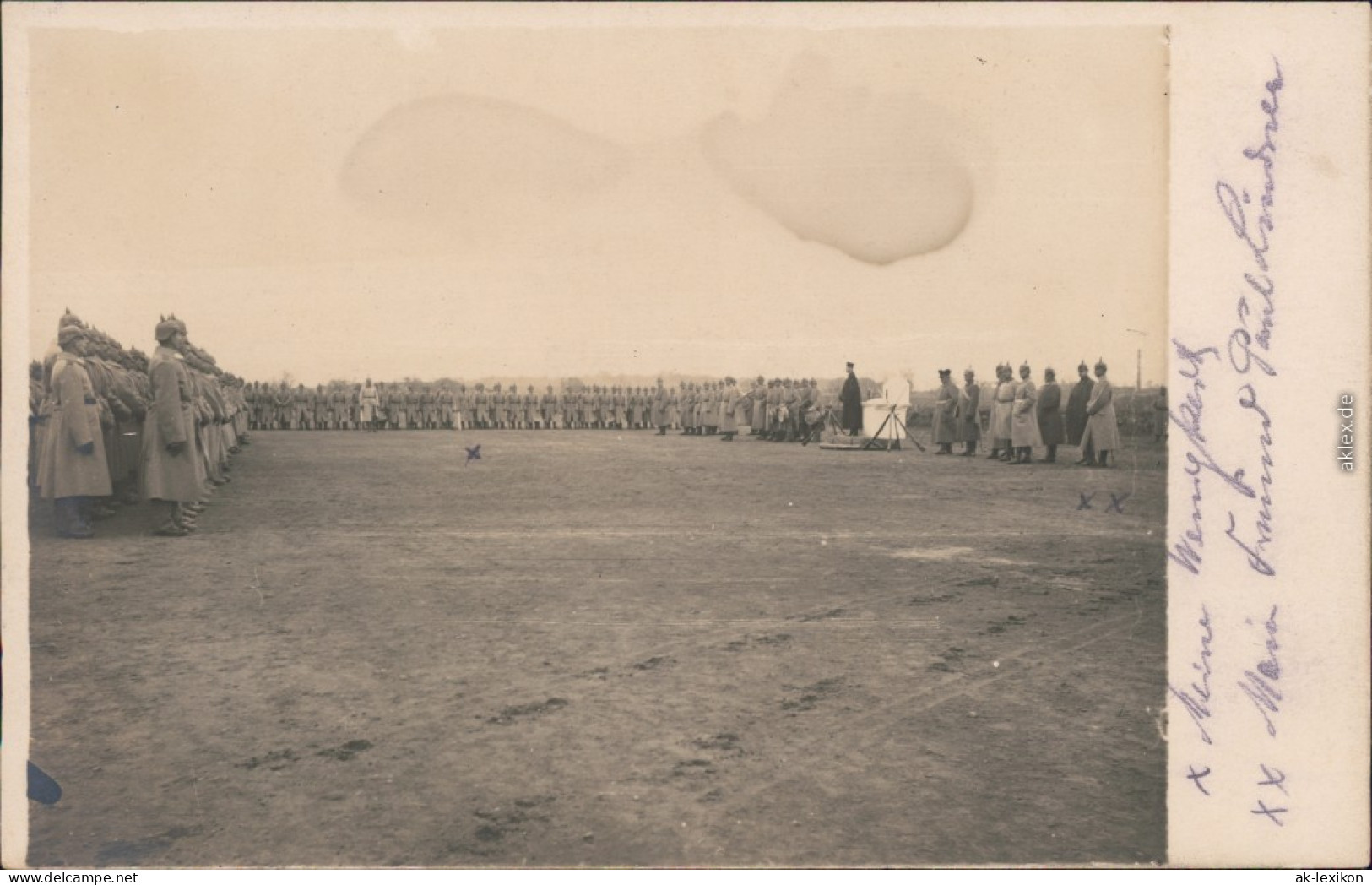 Privatfotokarte  Gottesdienst Im Felde - Privatfotokarte Militaria 1. WK1916 - Guerre 1914-18