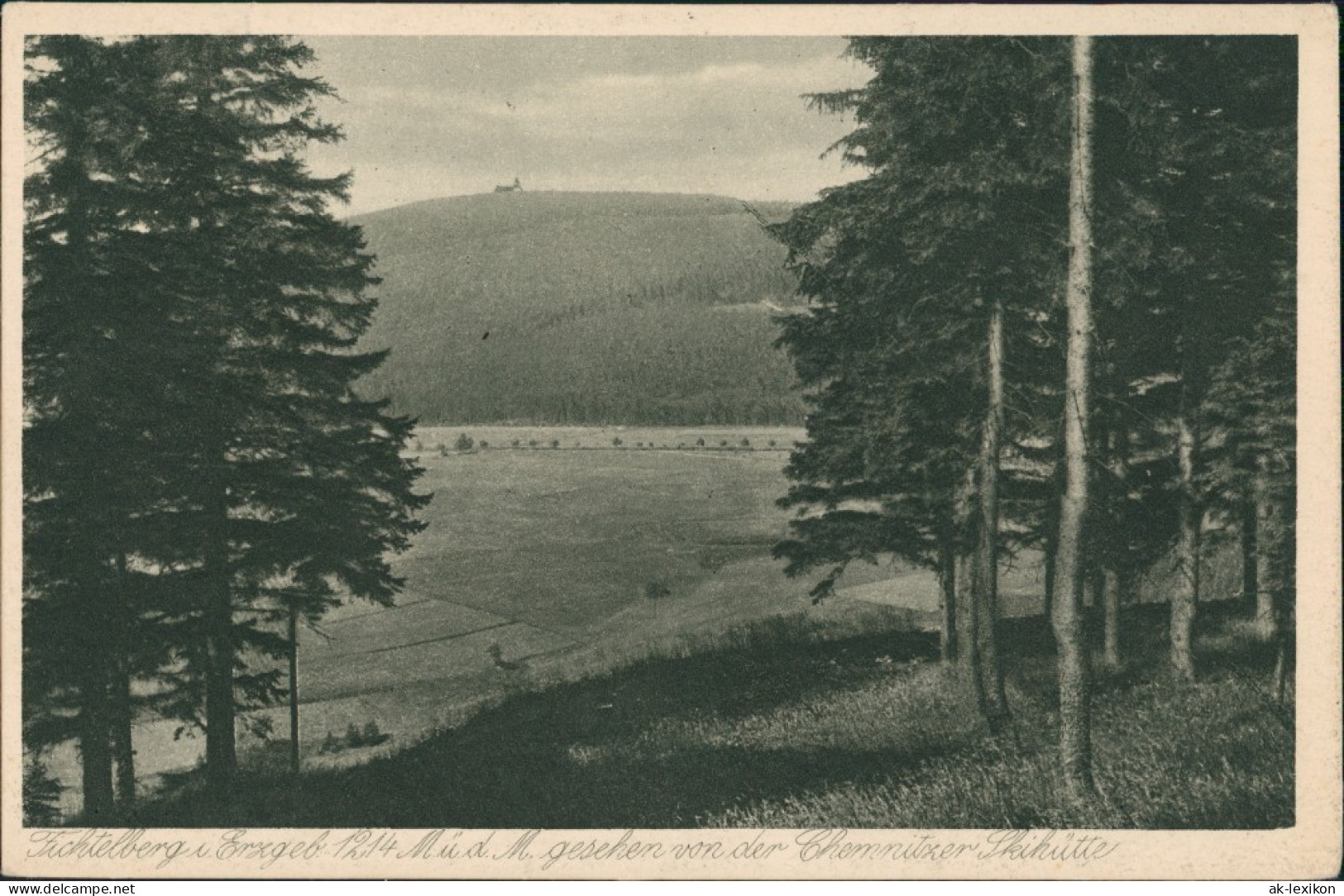 Oberwiesenthal Fichtelberg Erzgebirge Partie A.d. Chemnitzer Skihütte 1923 - Oberwiesenthal