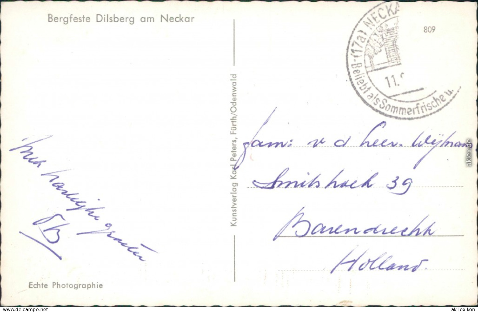 Ansichtskarte Neckargemünd Berfeste Dilsberg Am Neckar 1959  - Neckargemuend