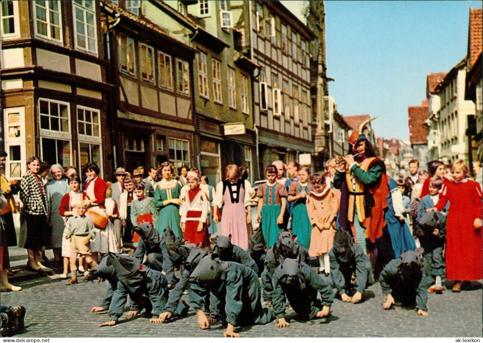Ansichtskarte Hameln Rattenfängerspiele - Straße 1969 - Hameln (Pyrmont)