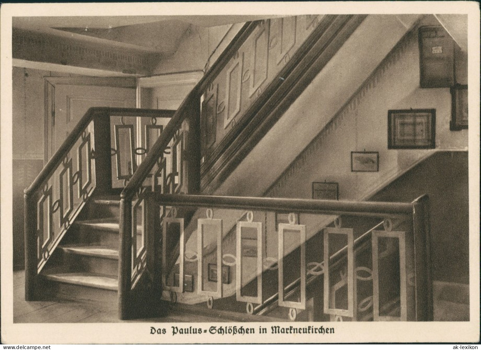 Ansichtskarte Markneukirchen Paulus Schlößchen - Treppe 1928 - Markneukirchen