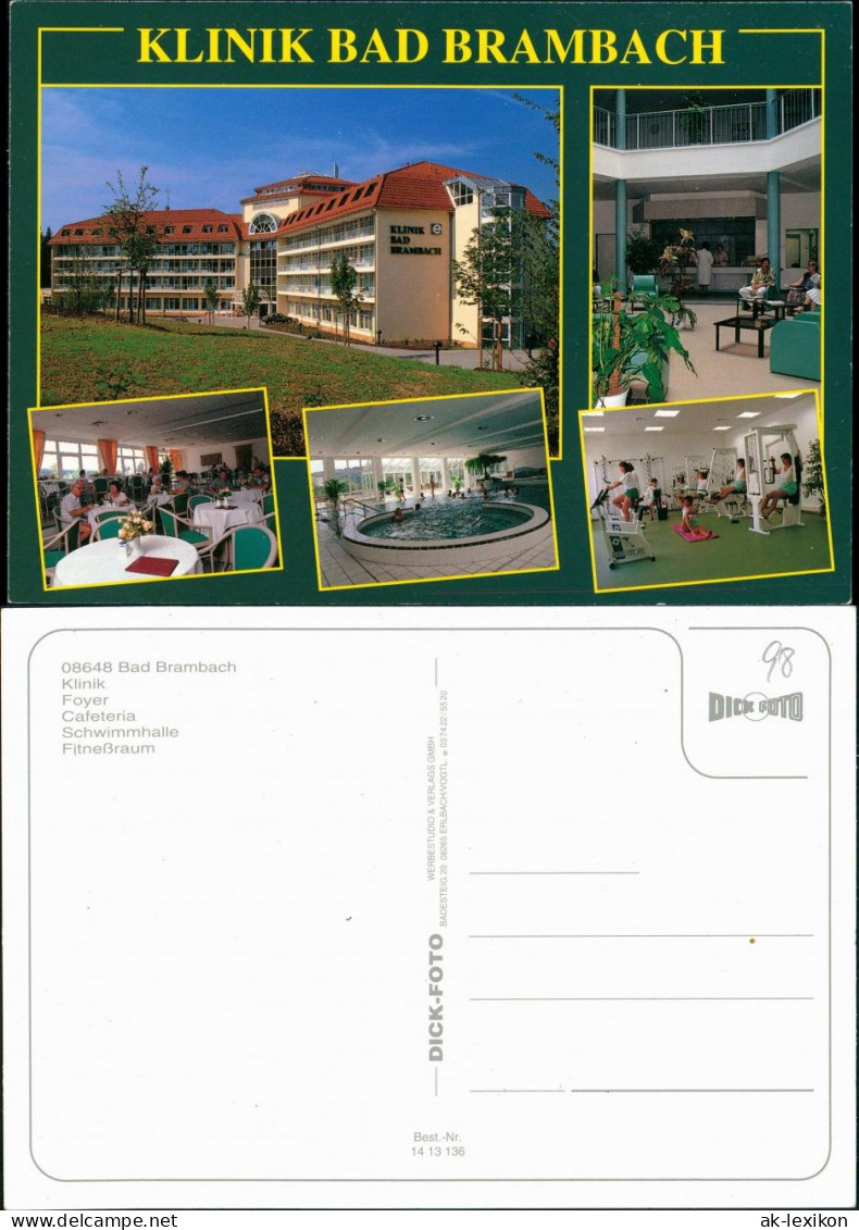 Bad Brambach Klinik Mehrbild-AK Mit Foyer, Schwimmhalle, Fitneßraum Uvm. 2000 - Bad Brambach
