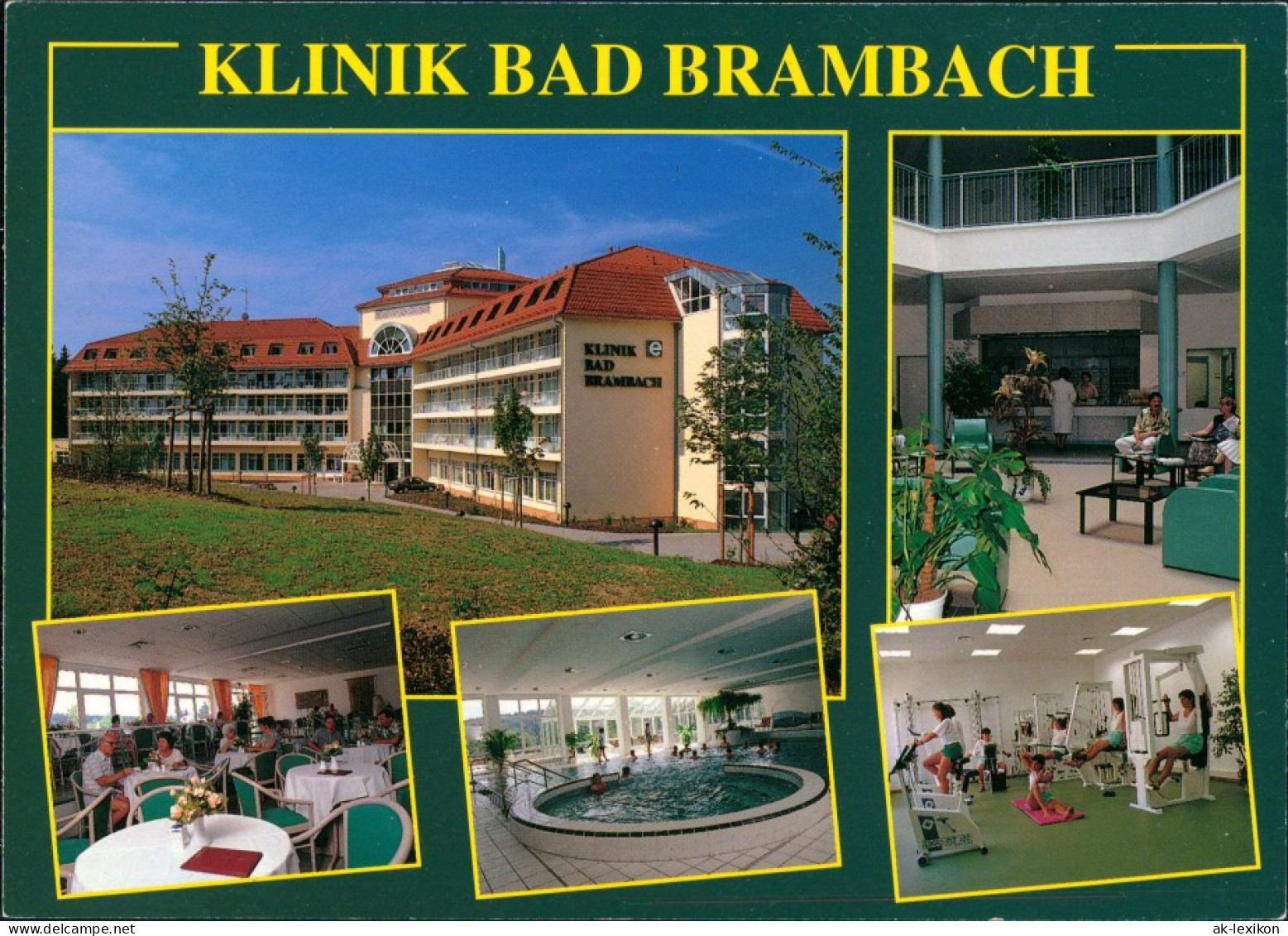 Bad Brambach Klinik Mehrbild-AK Mit Foyer, Schwimmhalle, Fitneßraum Uvm. 2000 - Bad Brambach