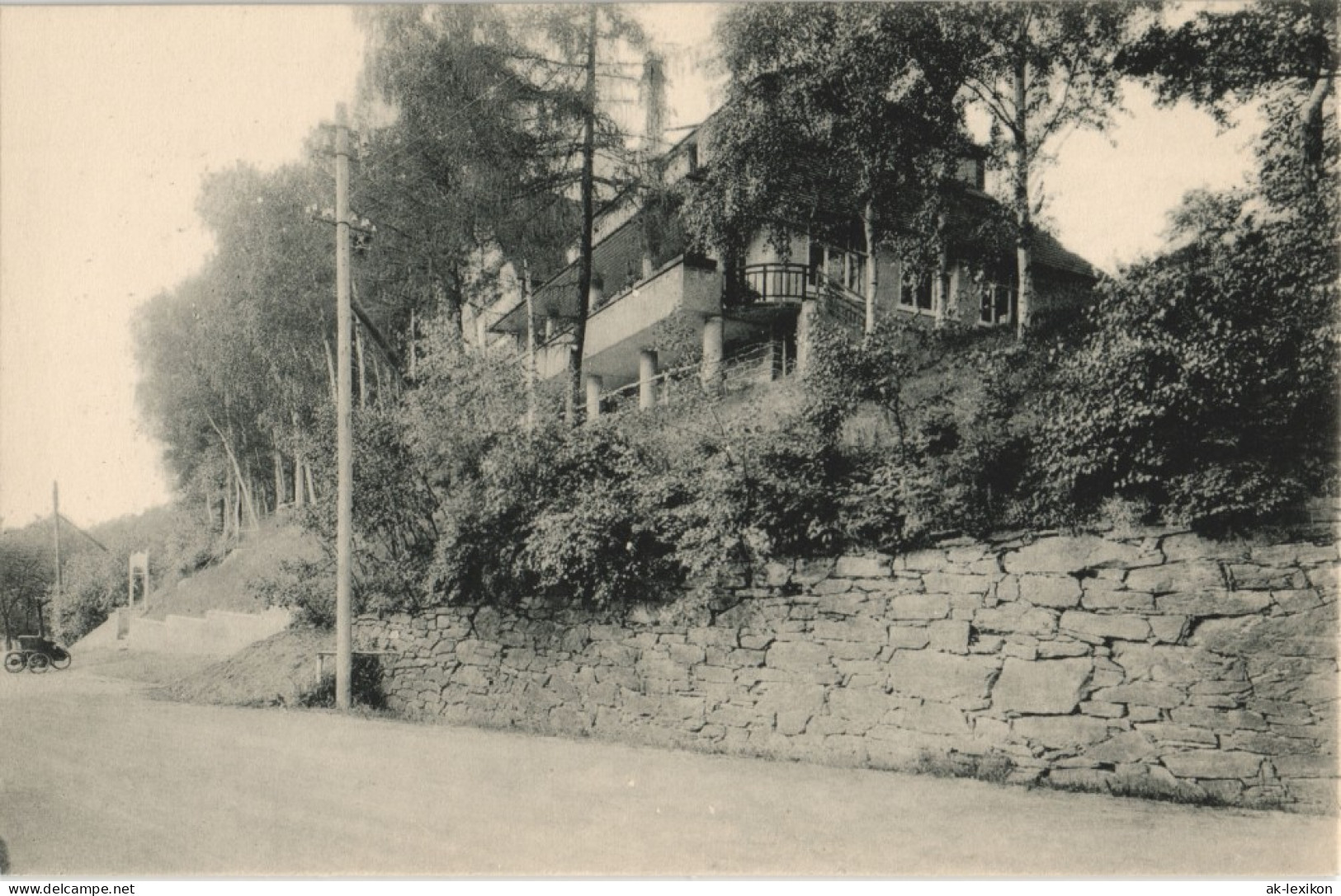 Ansichtskarte Zschopau Straßenpartie Am Kurhaus 1912 - Zschopau