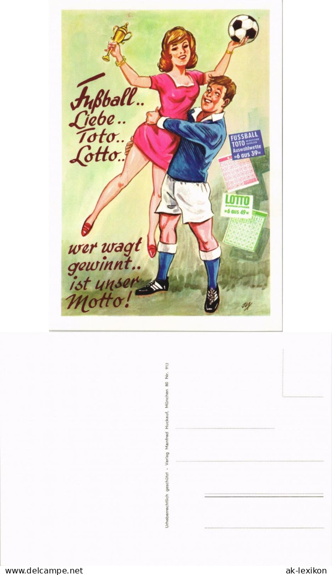 Fußball.. Liebe.. Toto.. Lotto.. Wer Wagt Gewinnt.. Ist Unser Motto! 1980 - Humor