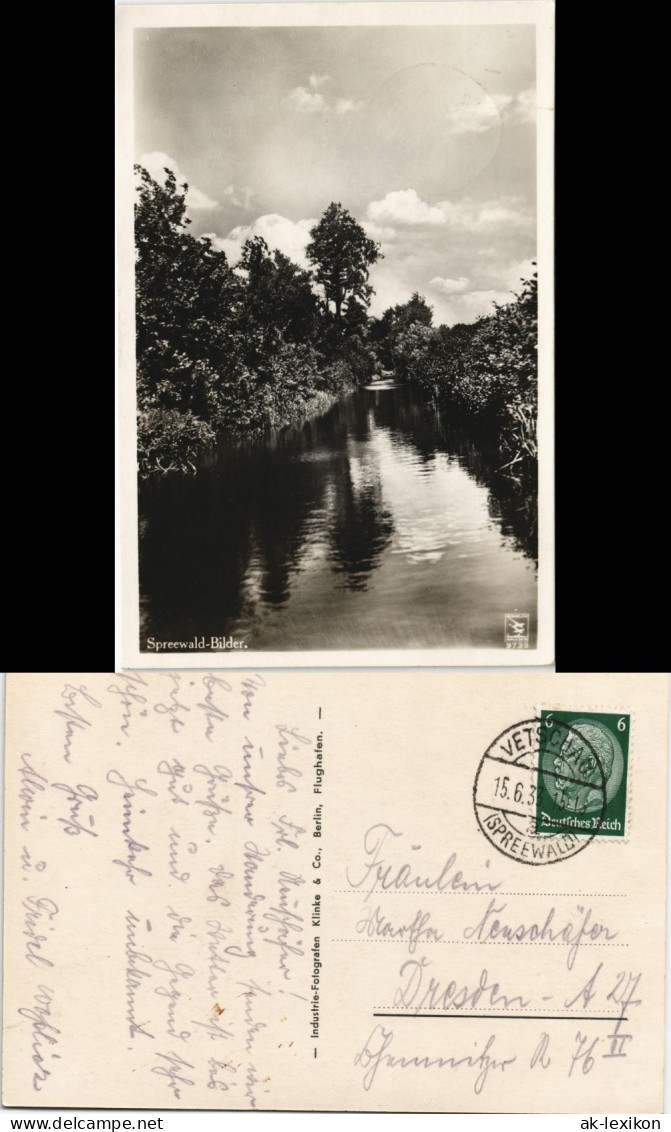 Ansichtskarte Lübbenau (Spreewald) Lubnjow Spreewald-Bilder 1933 - Lübbenau