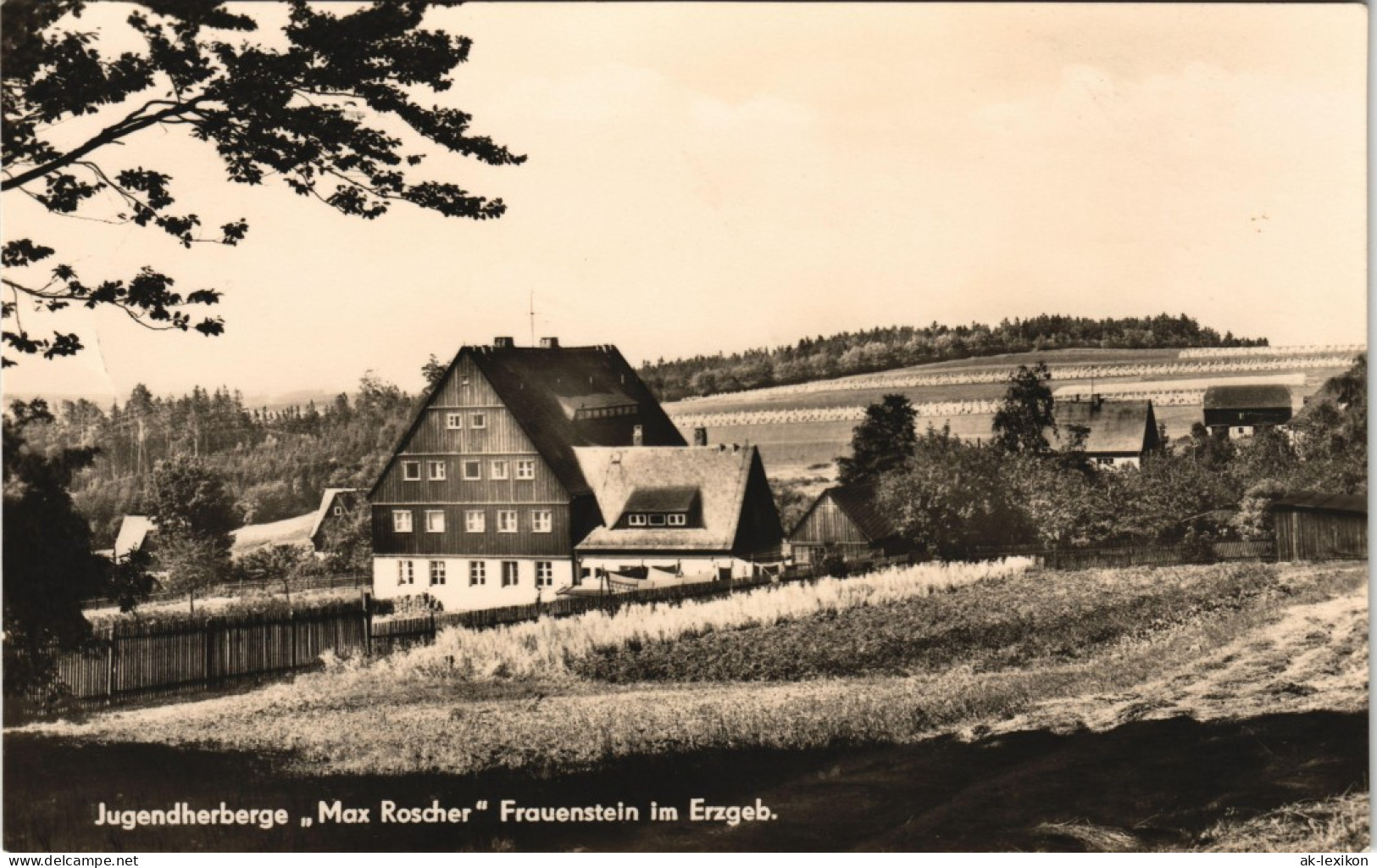 Frauenstein (Erzgebirge) Jugendherberge Max Roscher Erzgebirge DDR AK 1969/1967 - Frauenstein (Erzgeb.)