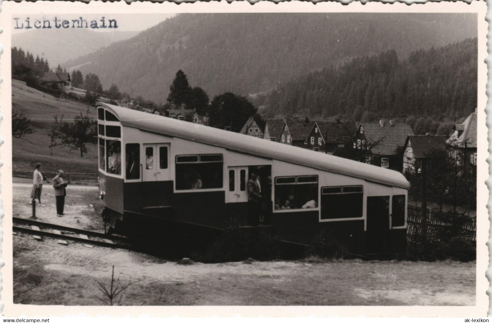 Lichtenhain/Bergbahn-Oberweißbach Oberweißbacher Bergbahn Berg-Bahn 1962 - Lichtenhain