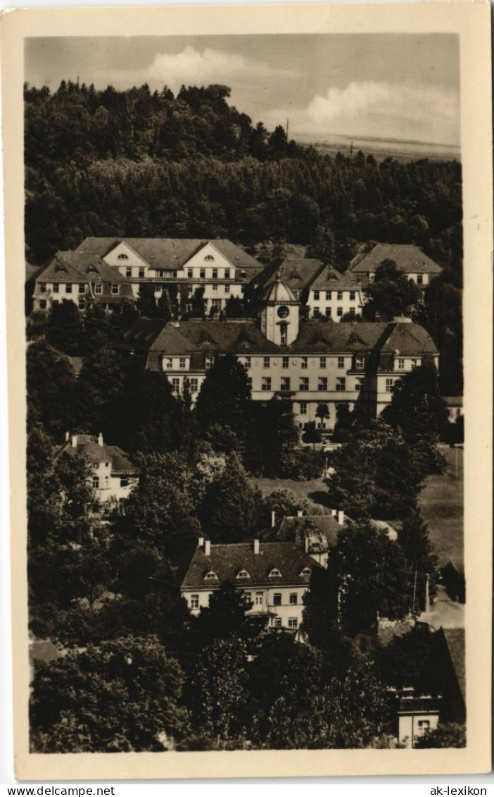 Bad Gottleuba-Berggießhübel Partie Am Sanatorium Der SVA, DDR Ansicht 1957/1955 - Bad Gottleuba-Berggiesshuebel