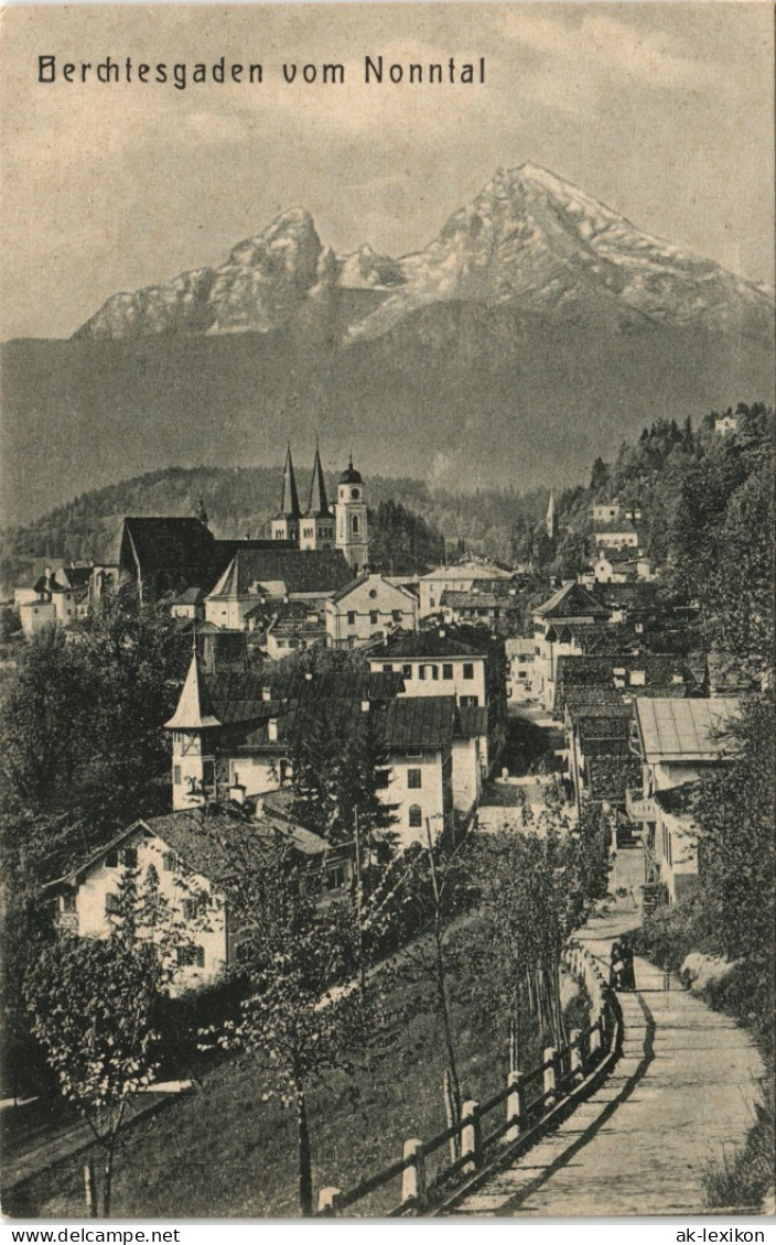 Berchtesgaden Panorama Ansicht Des Schmuckkästlein Der Alpenwelt 1930 # - Berchtesgaden