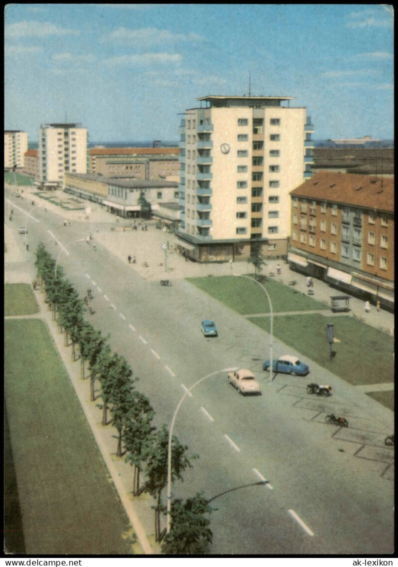 Eisenhüttenstadt Leninallee Straßen Partie Zur DDR-Zeit 1965/1964 - Eisenhüttenstadt