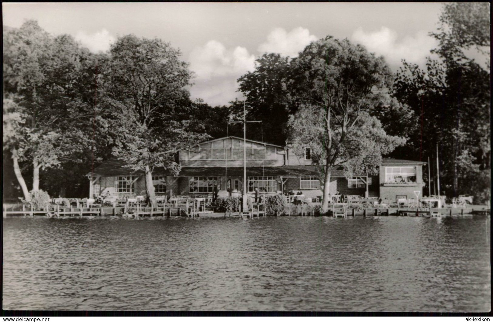 Ansichtskarte Kyritz Insel-Restaurant Im Untersee Zur DDR-Zeit 1960 - Kyritz