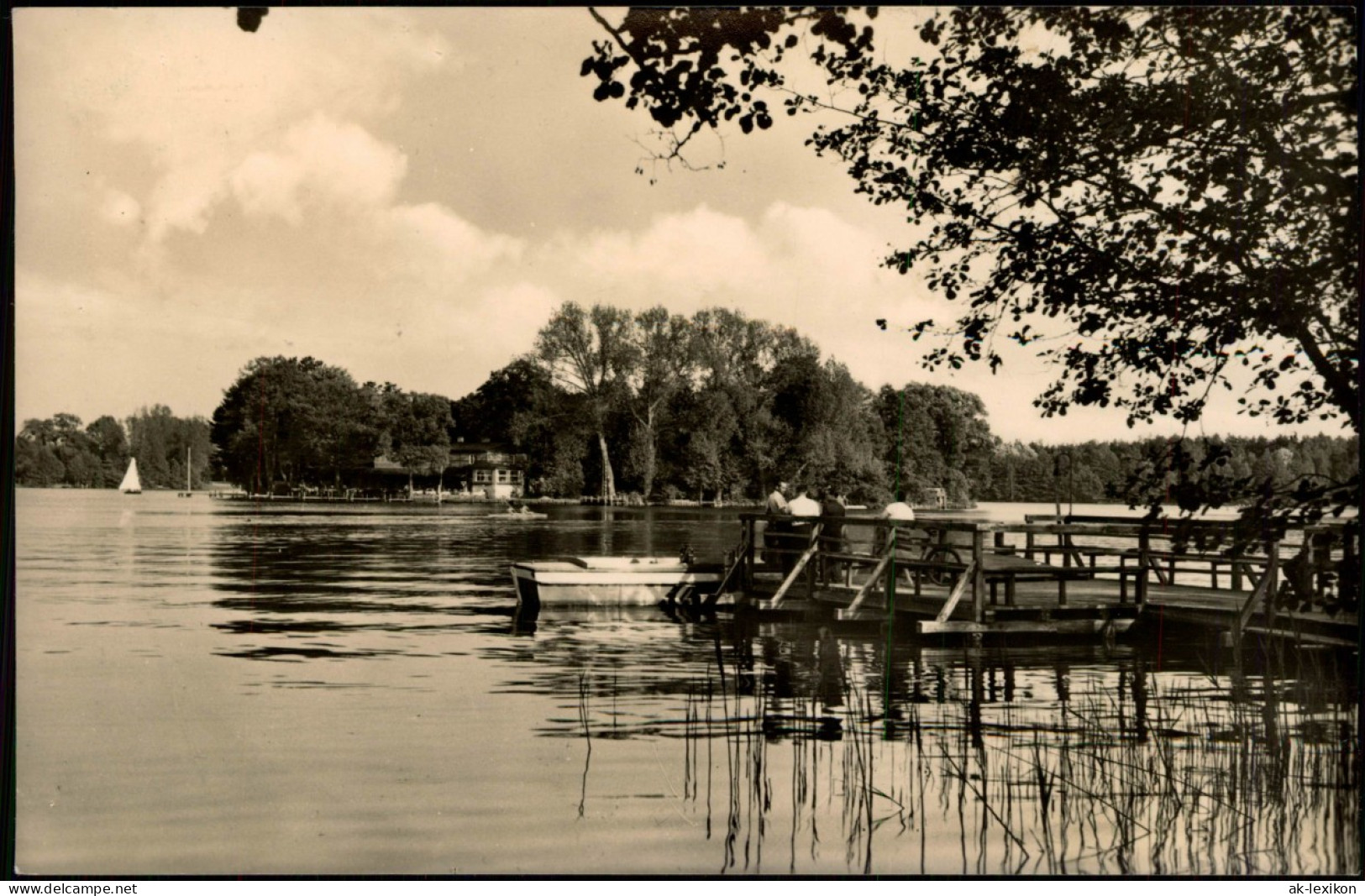 Kyritz Landungsbrücke Untersee Blick Zur Gaststätte DDR AK 1961 - Kyritz