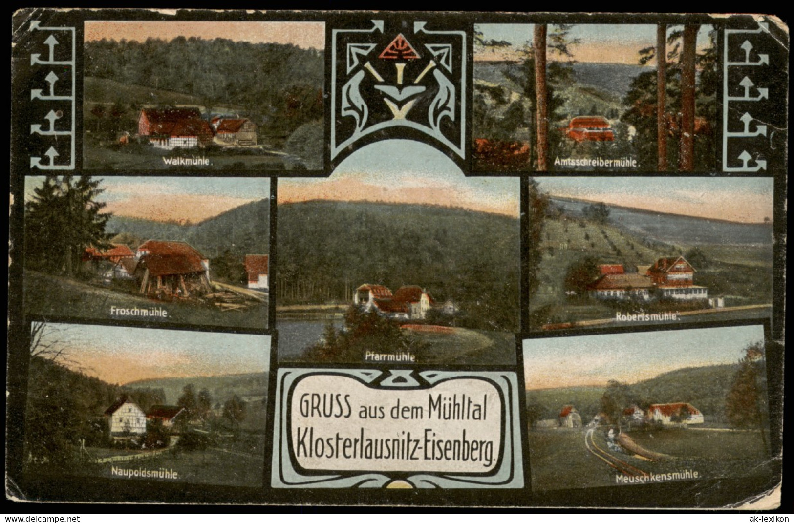 Ansichtskarte Bad Klosterlausnitz Mühlen Im Mühltal 1921 - Bad Klosterlausnitz