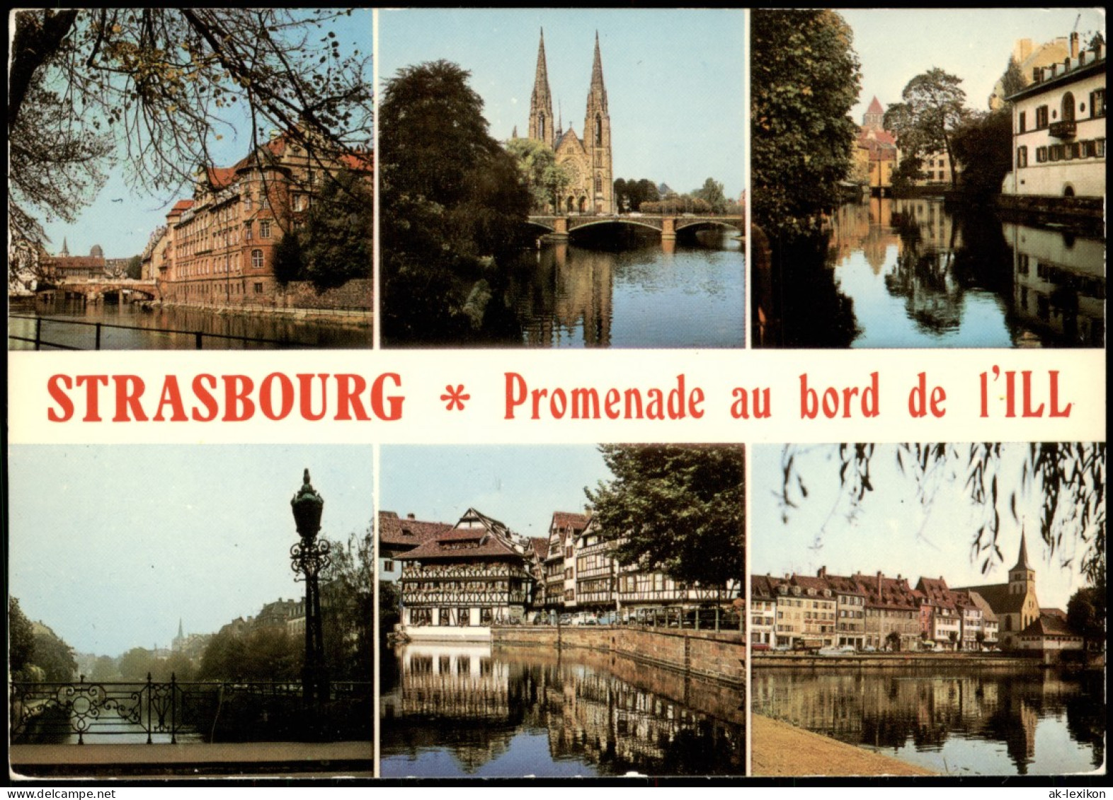 CPA Straßburg Strasbourg Mehrbildkarte Mit Stadtteilansichten 1970 - Strasbourg