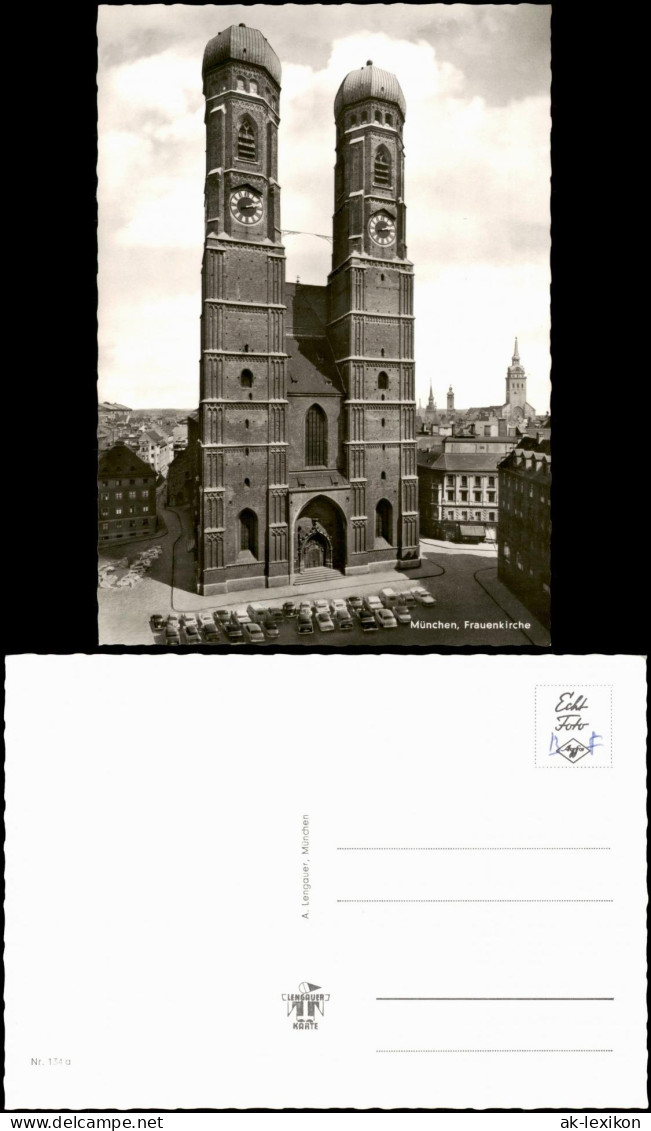 Ansichtskarte München Frauenkirche Gesamtansicht 1960 - München