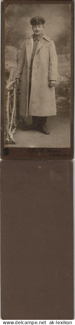 Militär/Propaganda 1.WK (Erster Weltkrieg) Soldat CDV 1914 Kabinettfoto - Guerra 1914-18