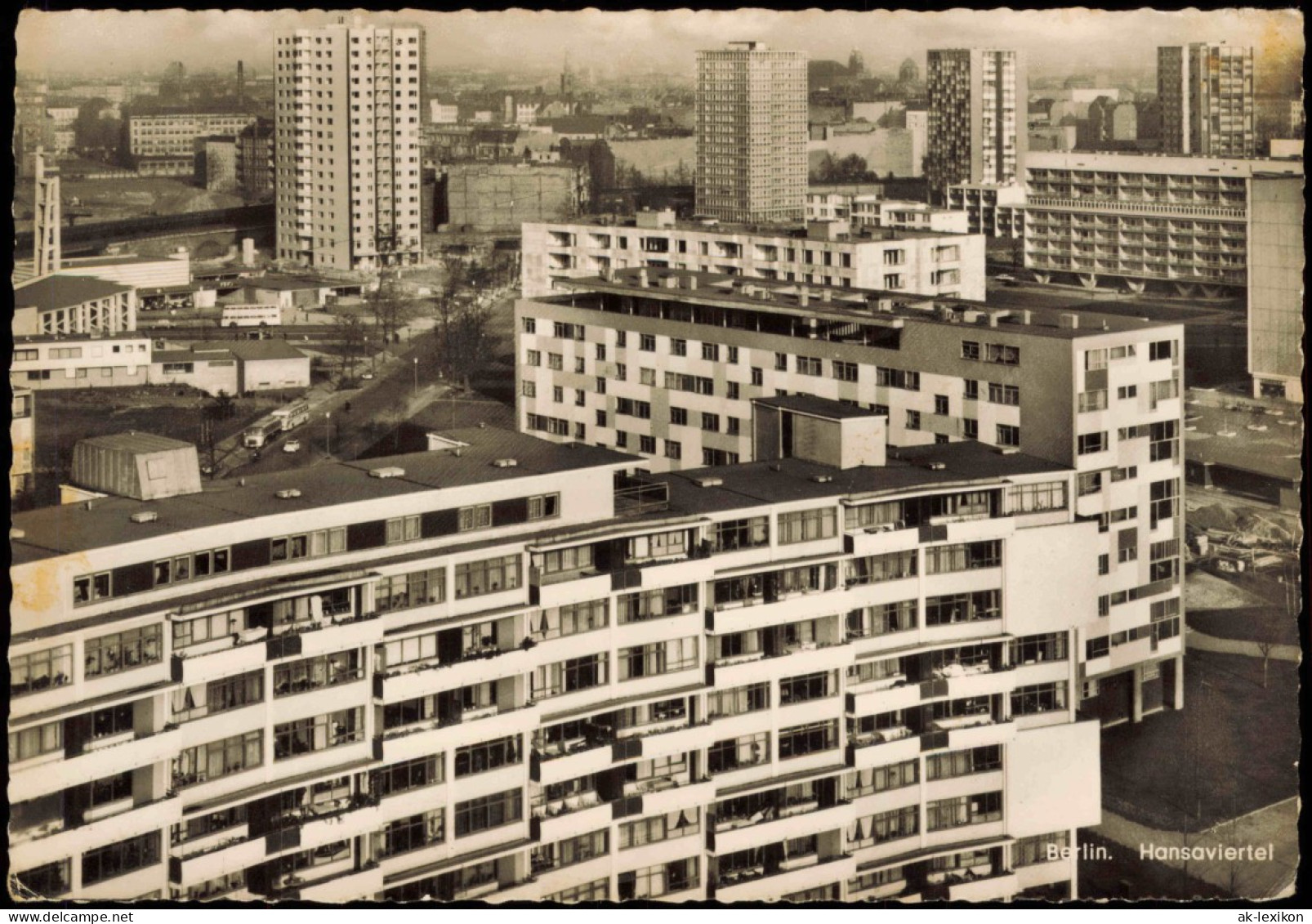 Ansichtskarte Hansaviertel-Berlin Hansaviertel Stadtteil-Ansicht 1960 - Other & Unclassified