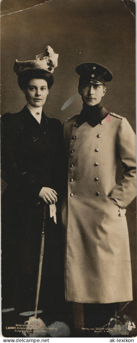 Ansichtskarte  Adel Und Persönlichkeiten Mann Und Frau 1917 - Unclassified