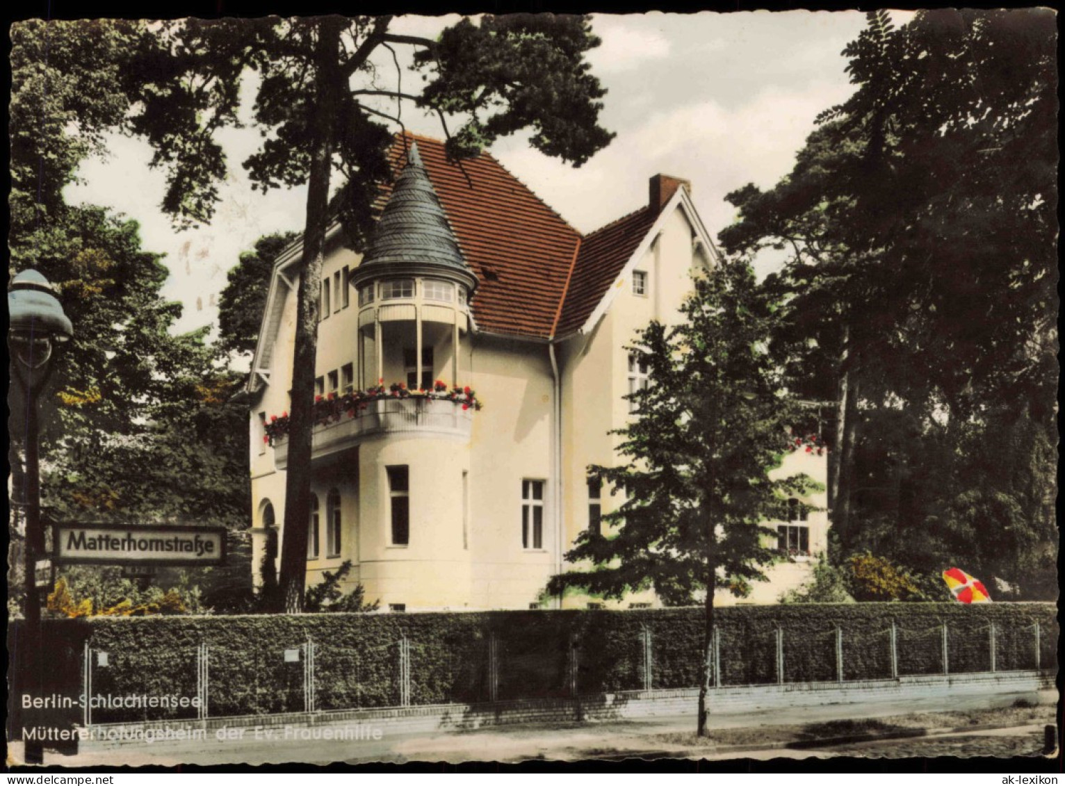 Schlachtensee-Berlin Müttererholungsheim Ev. Frauenhilfe Matterhornstraße 1960 - Zehlendorf