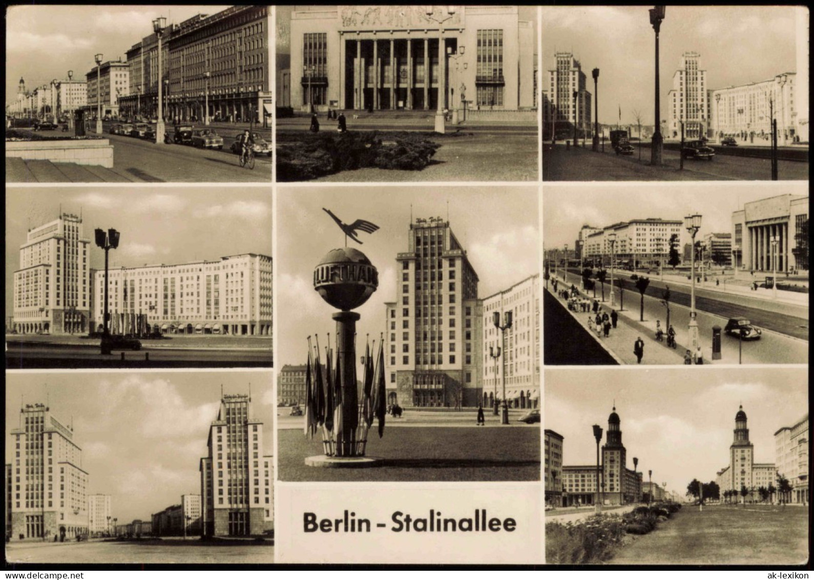 Berlin Karl-Marx-Allee / Stalinallee / Große Frankfurter Straße 1960 - Other & Unclassified