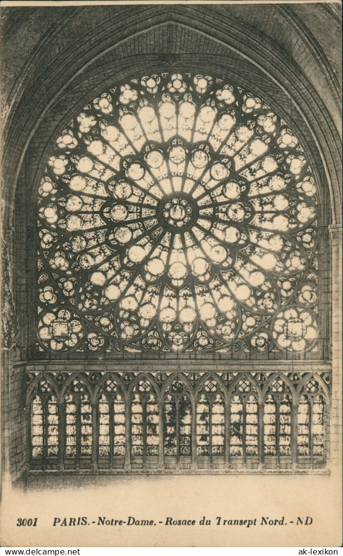 CPA Paris Kathedrale Notre-Dame De Paris, Kirchen-Fenster 1920 - Notre Dame Von Paris