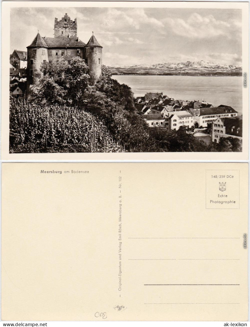 Meersburg Burg Meersburg Foto Ansichtskarte 1965 - Meersburg