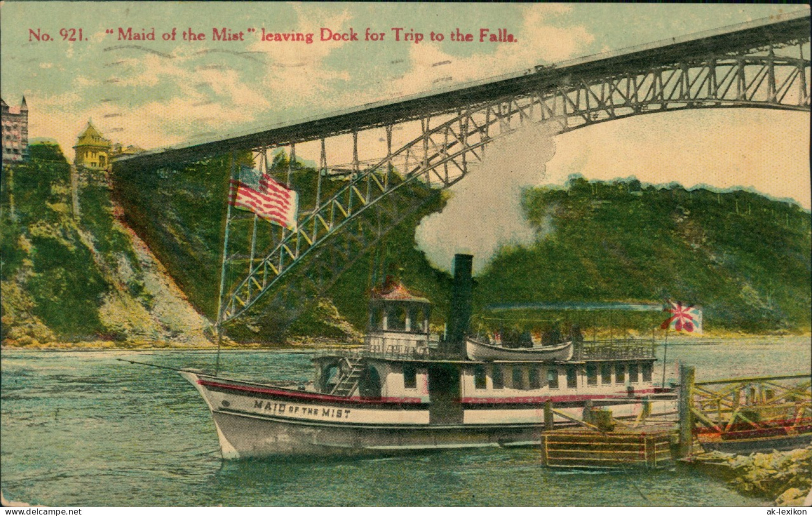 Niagara Falls  Niagarafälle Niagara Falls  Leaving Dock  Trip To The Fall 1909 - Otros & Sin Clasificación