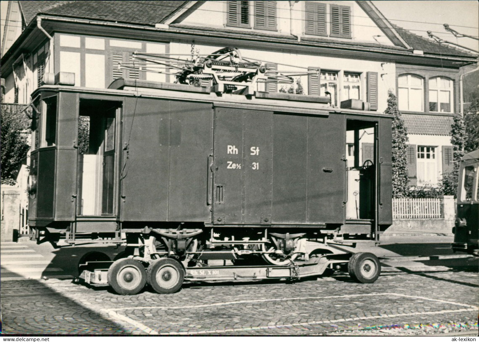Strassenroll- Schemel X 101 Blonay-Chamby Bahn Eisenbahn Zug Lokomotive 1970 - Treinen