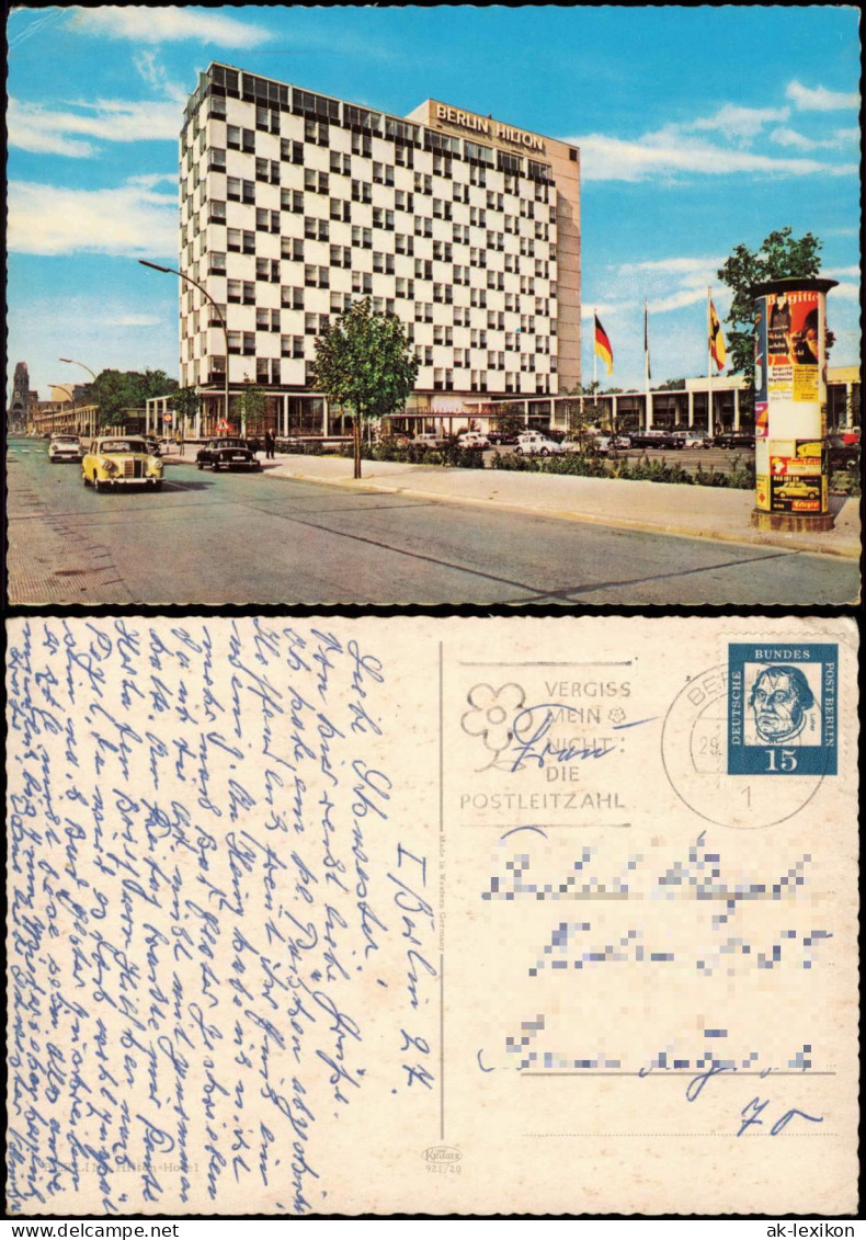 Tiergarten-Berlin InterContinental Berlin - Ehem. Berlin Hilton Hotel 1962/1965 - Tiergarten