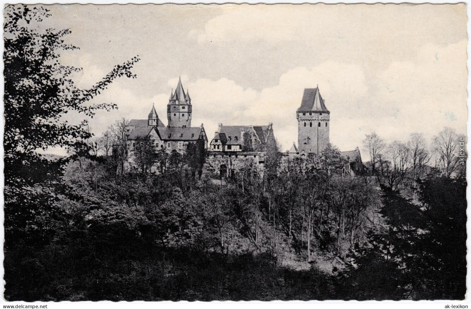 Altena Burg Altena Foto Ansichtskarte 1959 - Altena