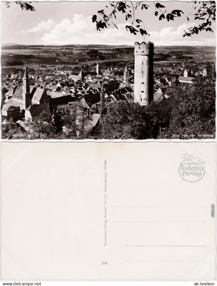Ravensburg Blick Von Der Veitsburg 1965 - Ravensburg