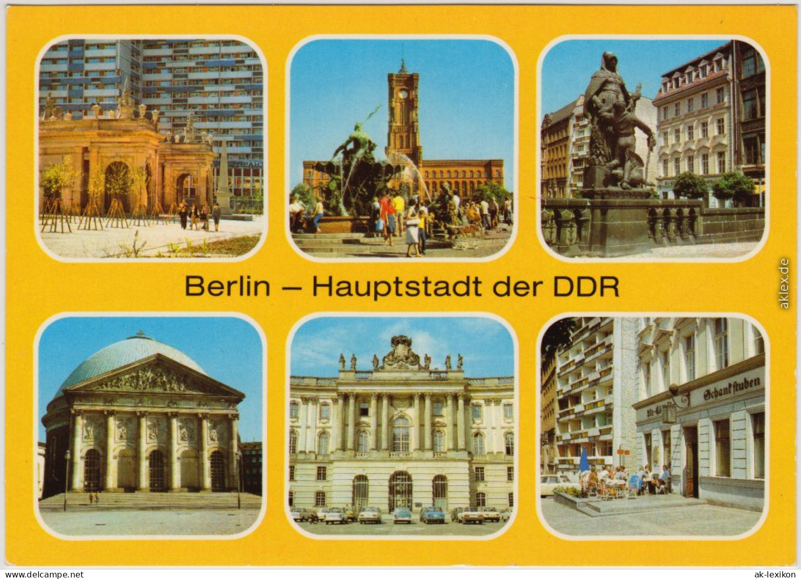 Berlin Spittelkolonnaden,  Bebelplatz, Alt-Cöllner Schankstuben 1982 - Other & Unclassified