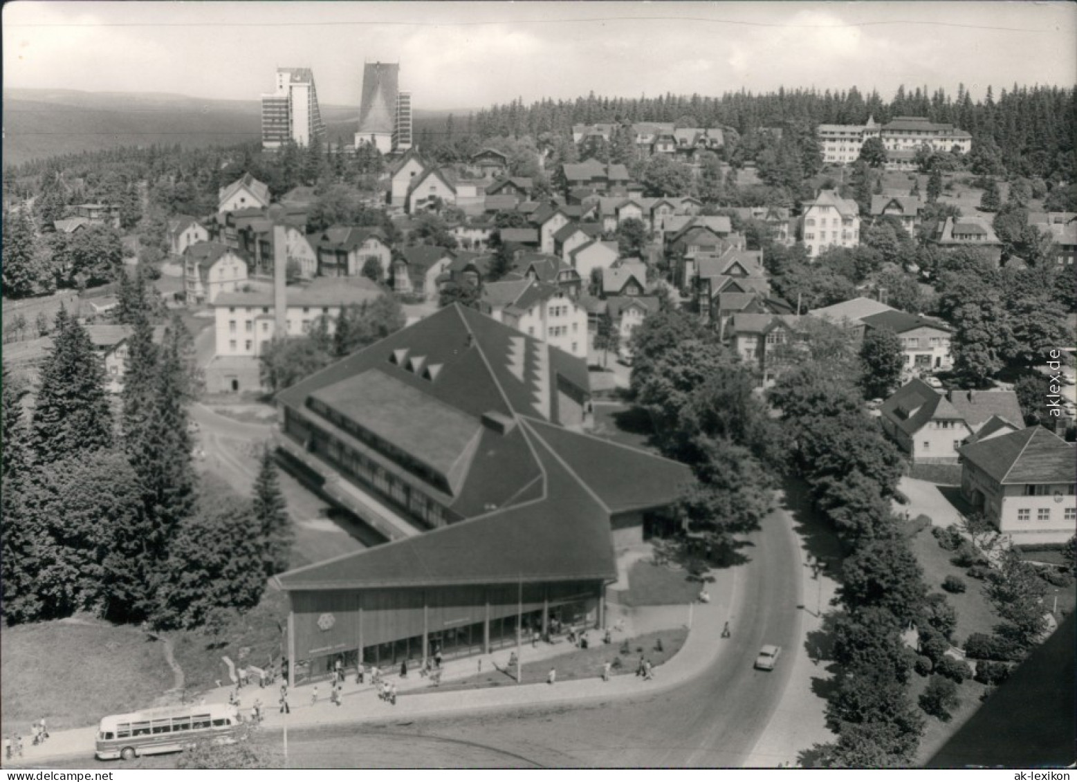 Ansichtskarte Oberhof (Thüringen) FDGB-Erholungsheim "Rennsteig" 1976 - Oberhof