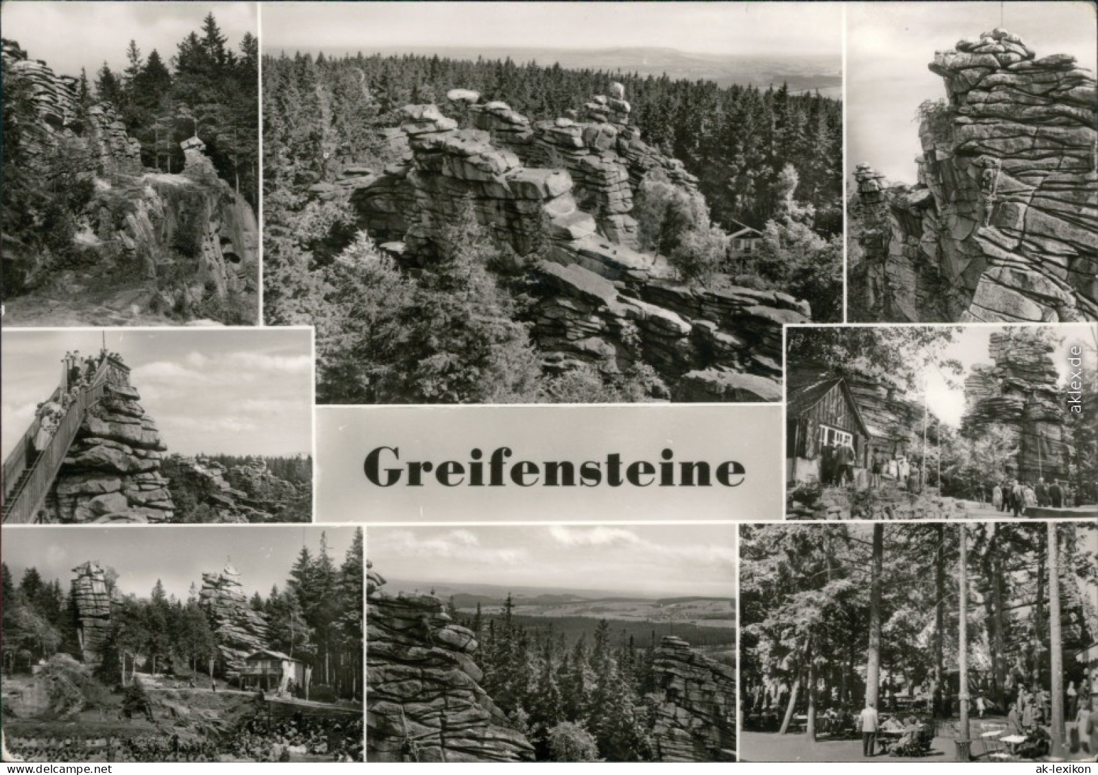 Ansichtskarte Ehrenfriedersdorf Greifensteine 1978 - Ehrenfriedersdorf