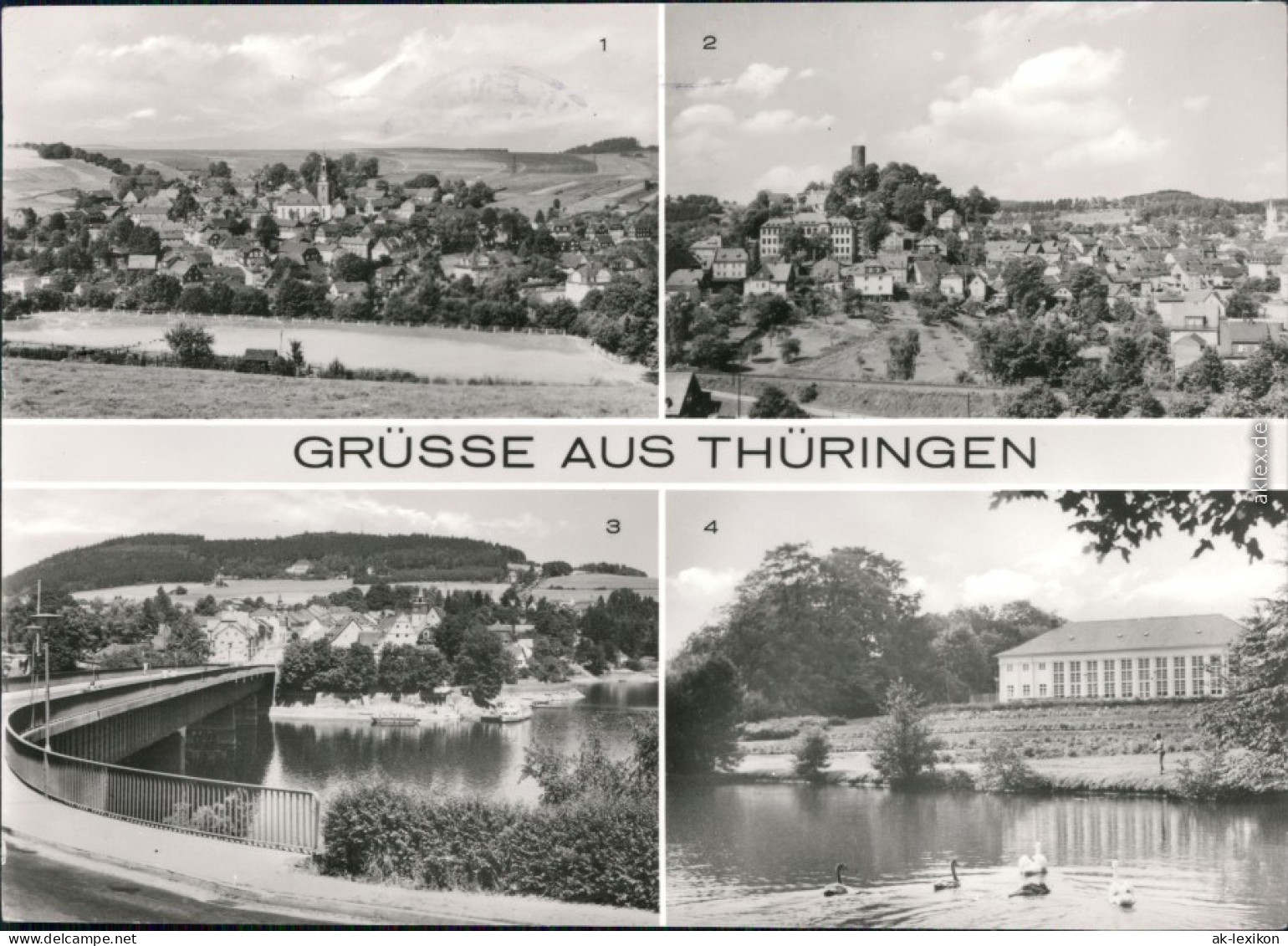 Saalburg-Ebersdorf (Saale) Grüße Thüringen Wurzbach, Moorbad Lobenstein,  1981 - Lobenstein