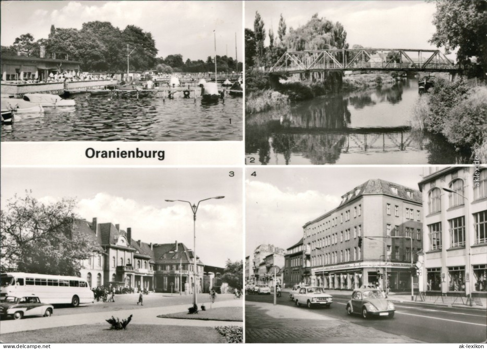 Oranienburg Gaststätte Am Lehnitzsee, Luise-Henrietten-Steg, Bahnhof,  1980 - Oranienburg