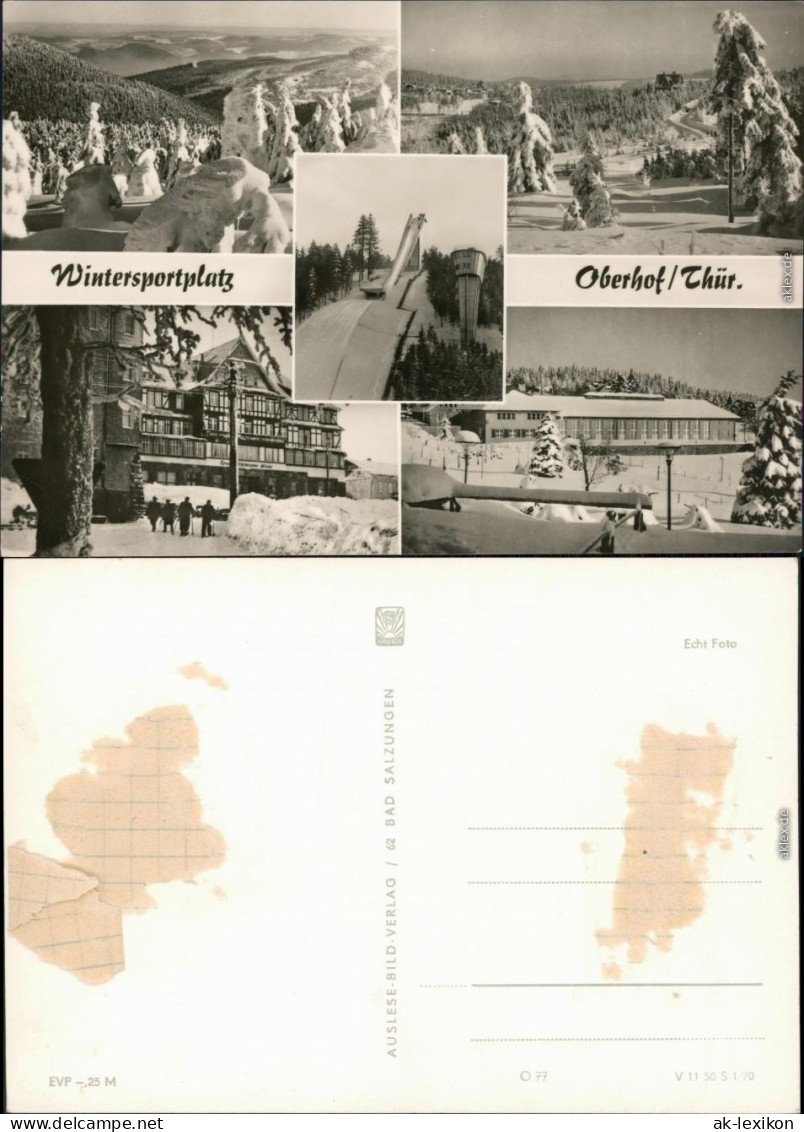 Ansichtskarte Oberhof (Thüringen) Ansichten 1970 - Oberhof