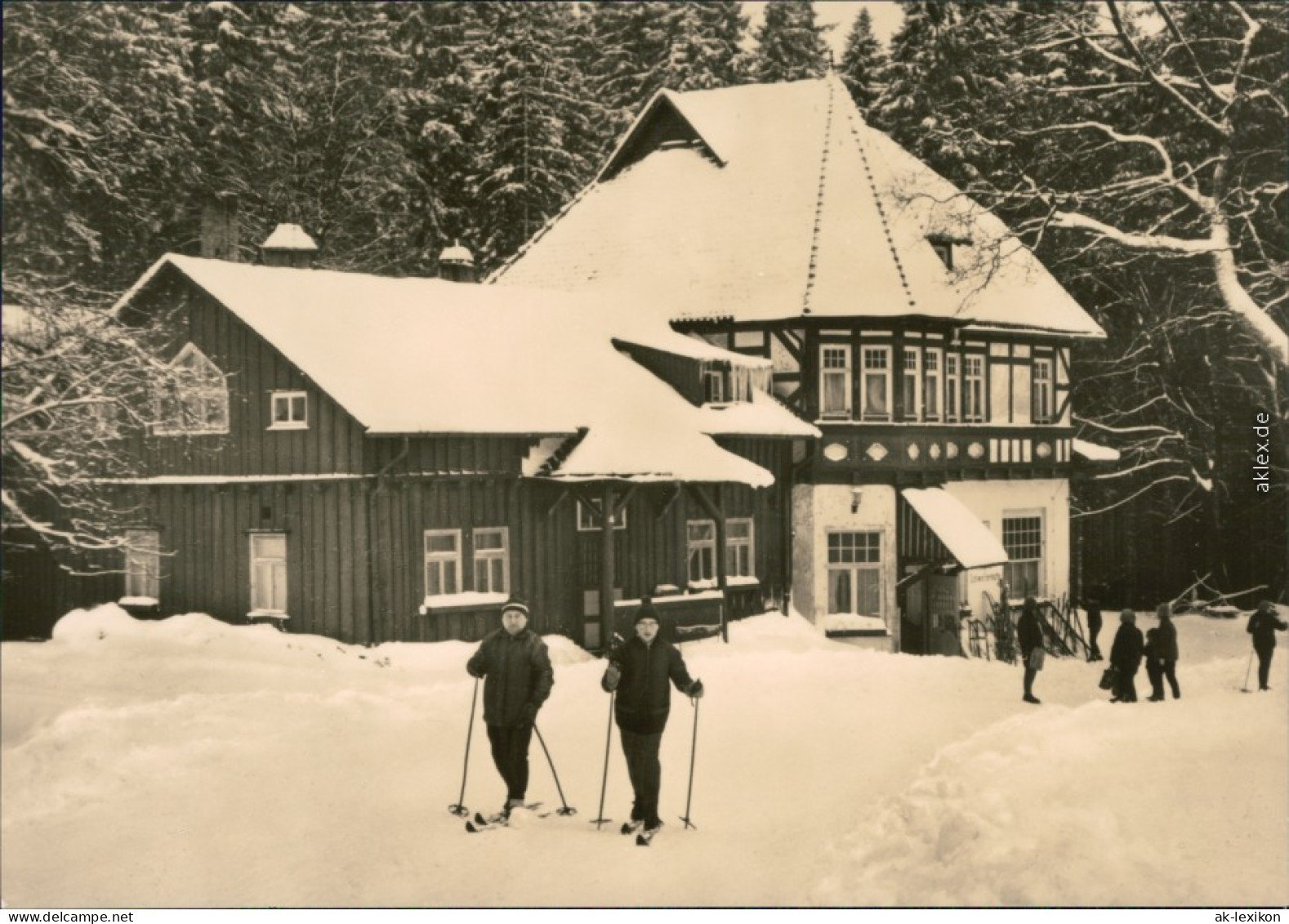 Ansichtskarte Oberhof (Thüringen) Obere Schweizerhütte 1970 - Oberhof