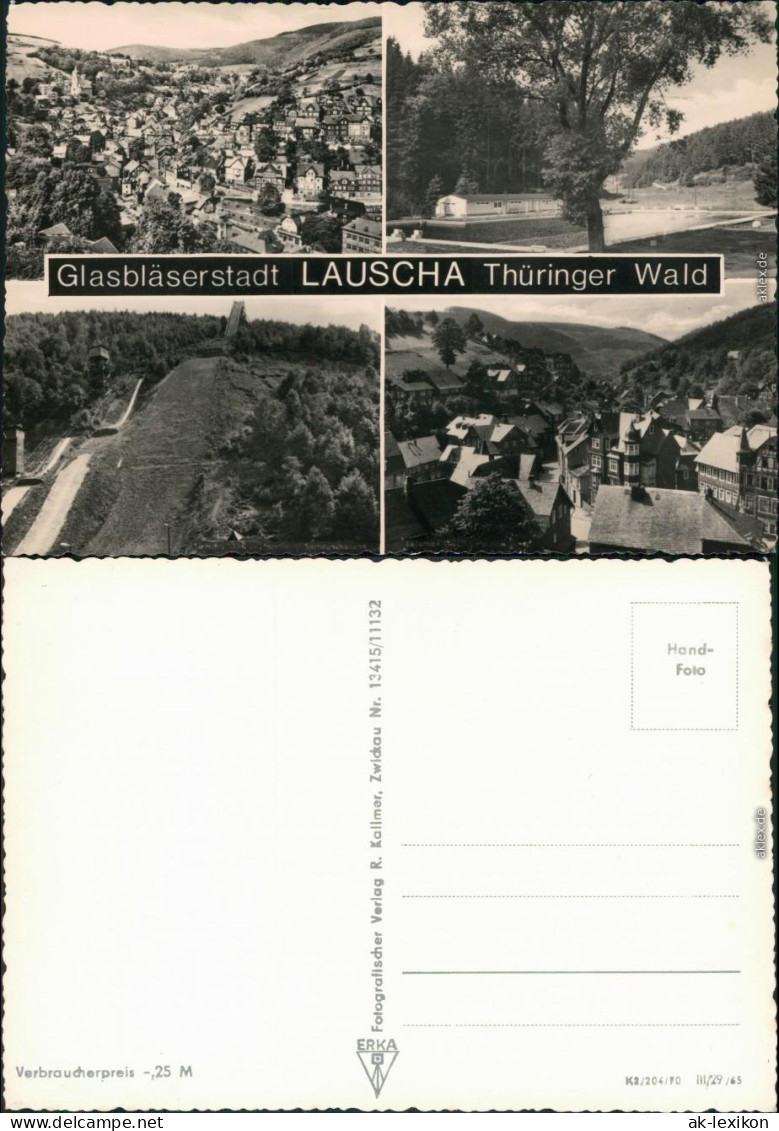 Ansichtskarte Lauscha Panorama-Ansichten 1970 - Lauscha