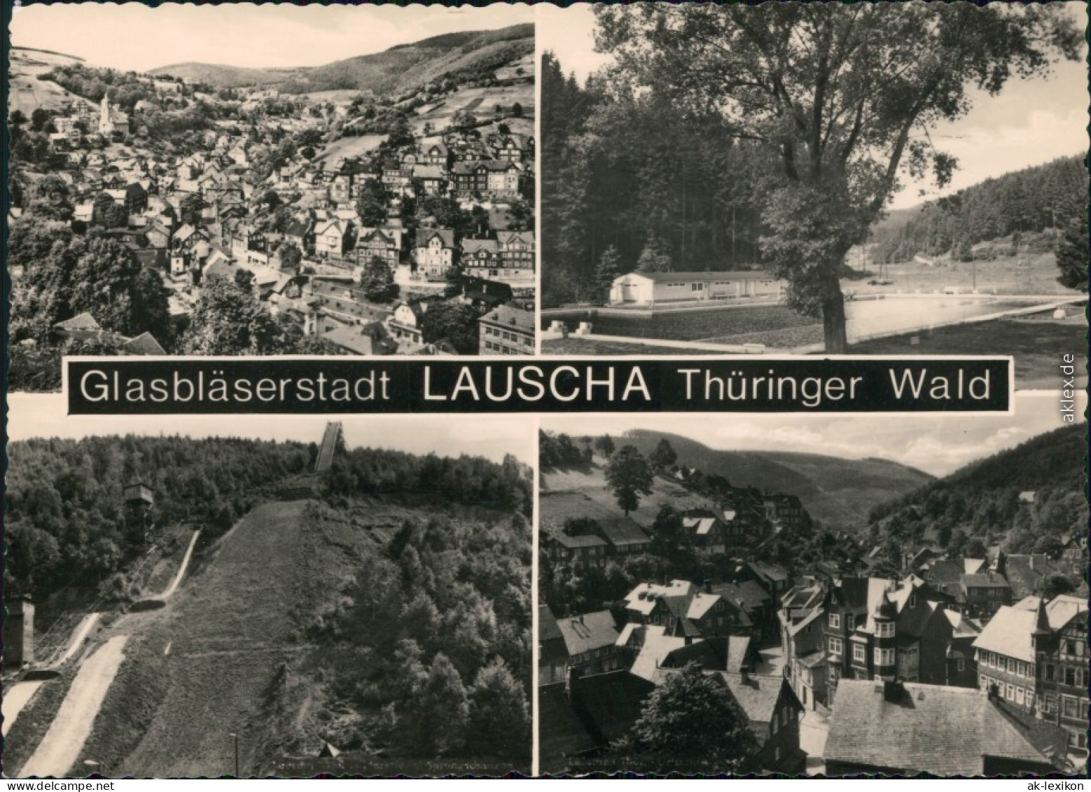 Ansichtskarte Lauscha Panorama-Ansichten 1970 - Lauscha