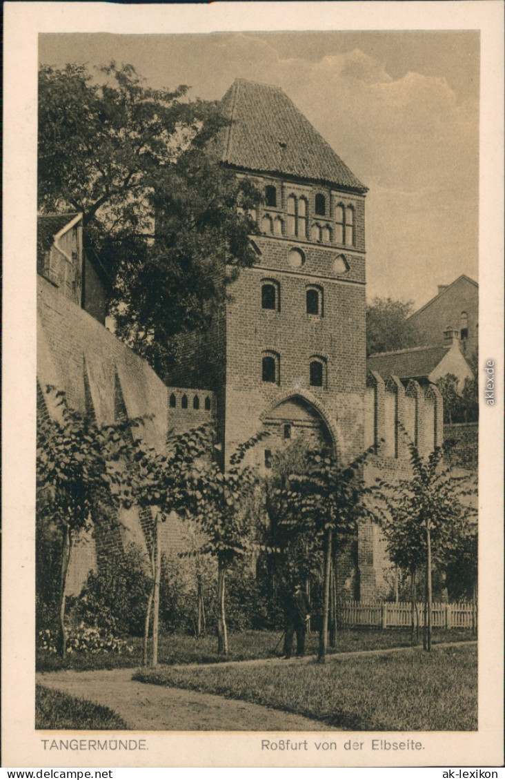 Ansichtskarte Tangermünde Rosspforte 1928 - Other & Unclassified