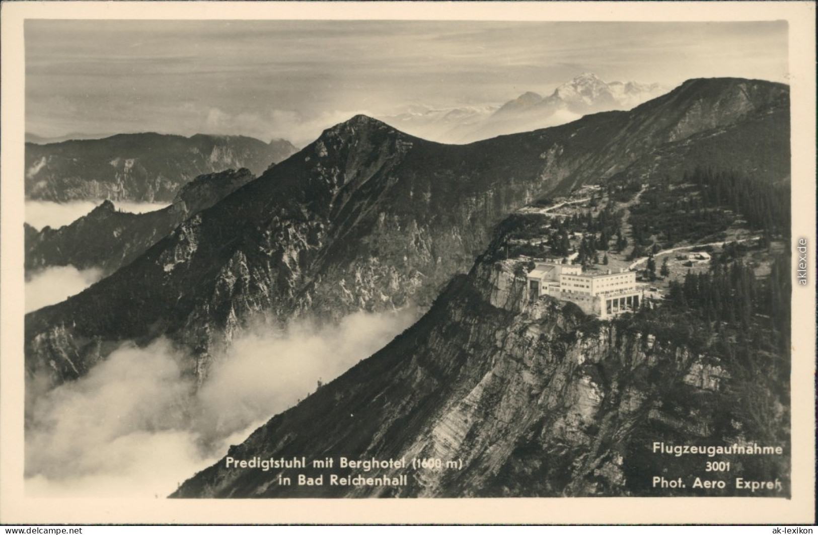 Predigtstuhl-Bad Reichenhall Flugzeugaufnahme Predigtstuhl Mit Berghotel 1932 - Bad Reichenhall