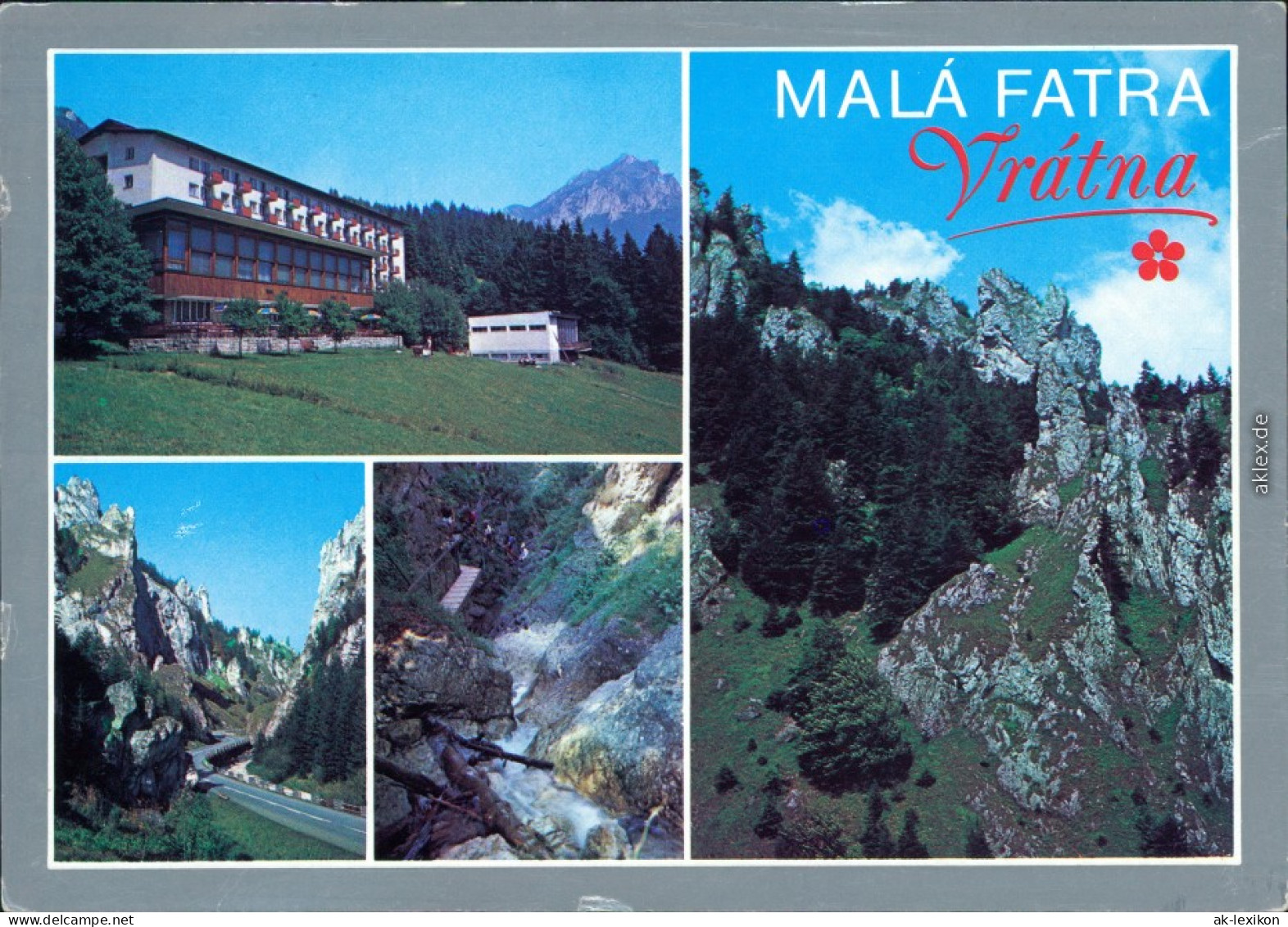 Žilinský Kraj) Malá Fatra/Hotel Boboty (700 M) Kleine Fatra Slowakei 1989 - Slovaquie