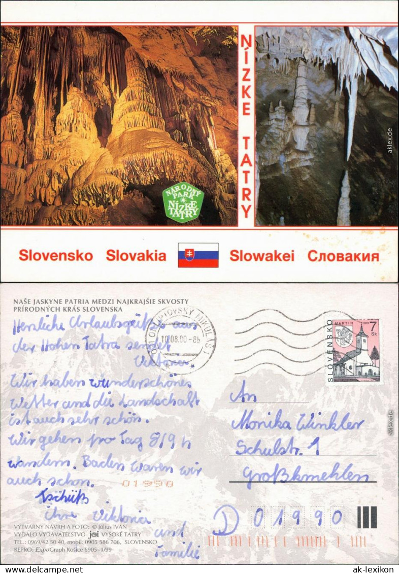 Slovensko (Žilinský Kraj) Nizke Tatry/Niedere Tatra; Tropfsteinhöhle 2000 - Slovaquie